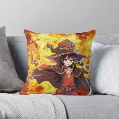 Megumin Explosion Throw Pillow Official Cow Anime Merch