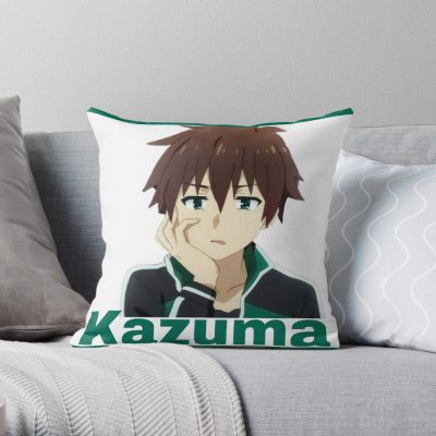 Konosuba Kazuma Throw Pillow Official Cow Anime Merch