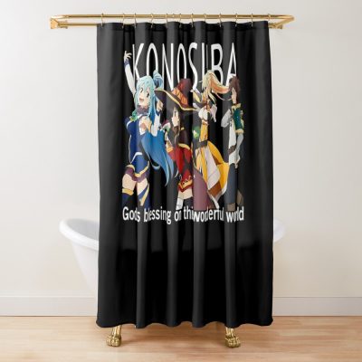 Konosuba Shower Curtain Official Cow Anime Merch