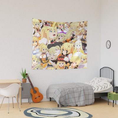 Konosuba Darkness Collage Tapestry Official Cow Anime Merch