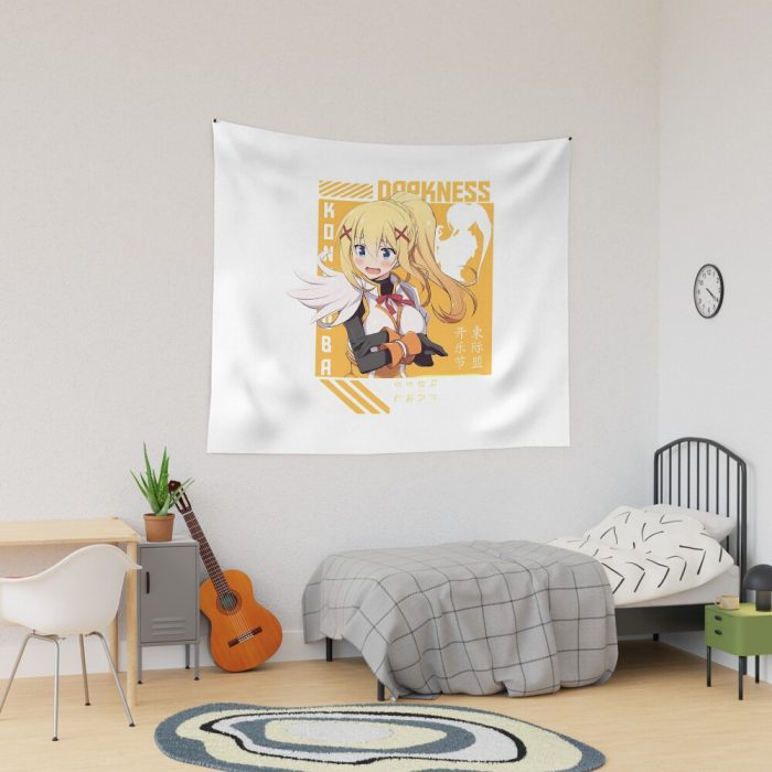 Darkness Beautiful Girl Konosuba Anime Poster Tapestry Official Cow Anime Merch