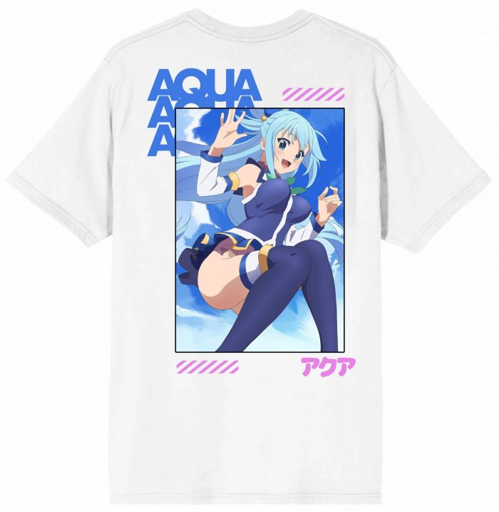 6661196185644 1 bioworld unisex t shirts konosuba aqua eyes t shirt 30027796971564 - Konosuba Store